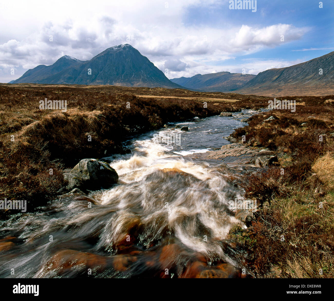 Buachaille Etive Mhor, Glencoe, West Highlands. Banque D'Images