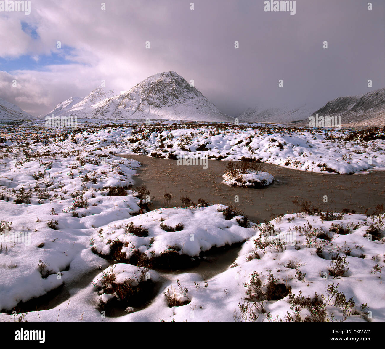Buachaille Etive Mhor, West Highlands. Banque D'Images