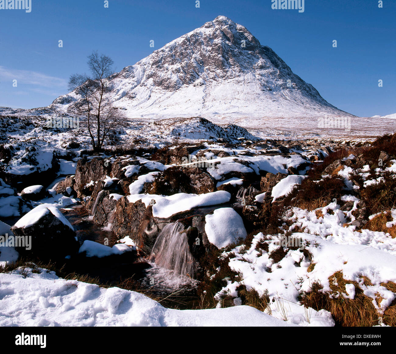 Buachaille Etive Mhor, West Highlands. Banque D'Images
