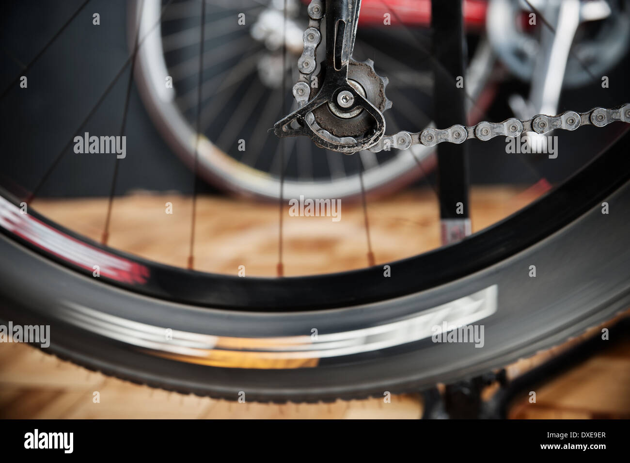 Certaines parties de l'entraînement vélo. Manivelle vélo Banque D'Images