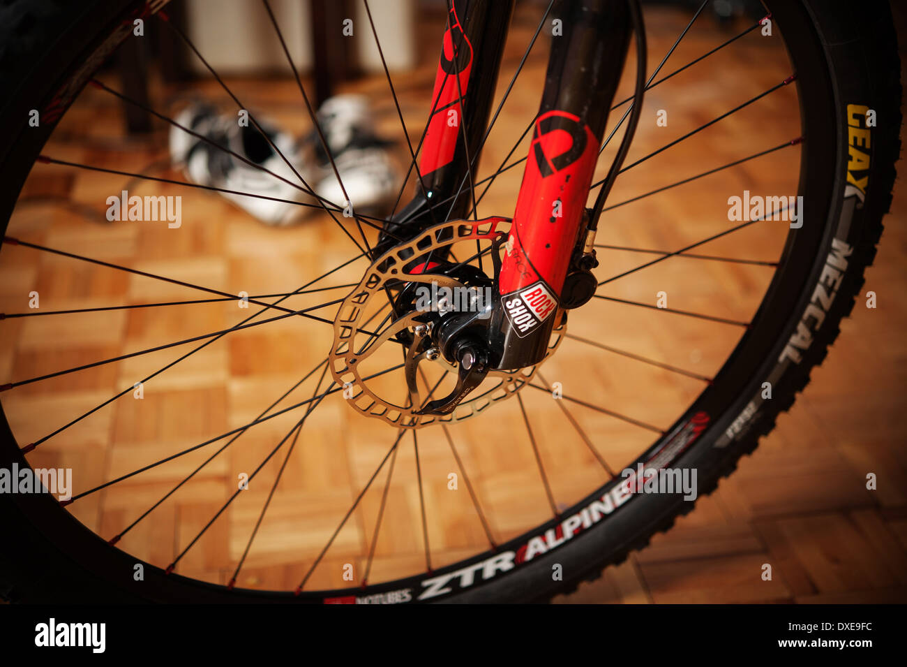 Certaines parties de l'entraînement vélo. Manivelle vélo Banque D'Images