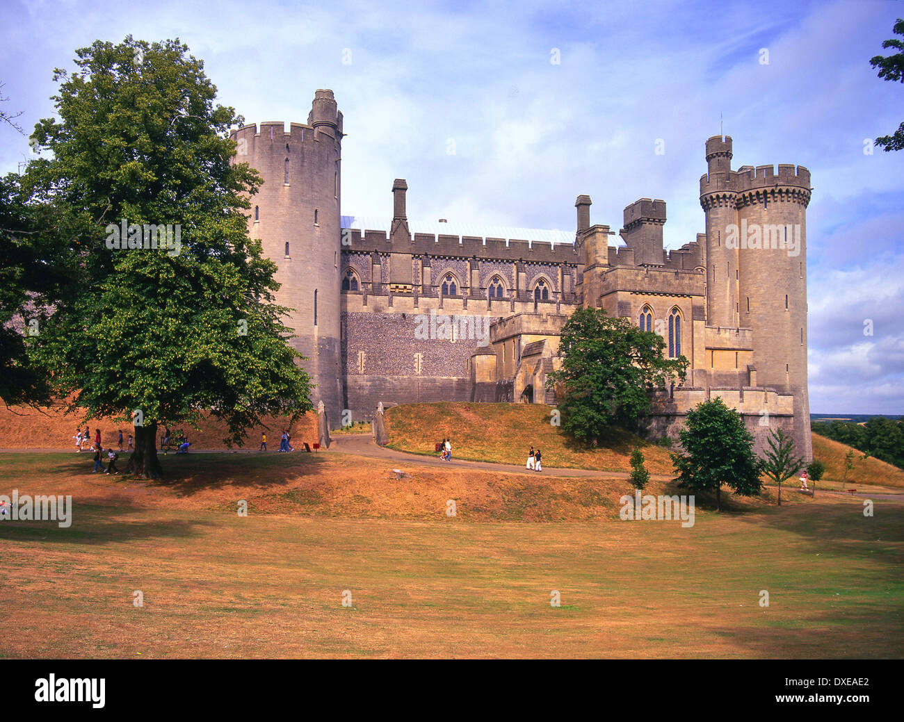 Château d'Arundel, Sussex de l'Ouest. Banque D'Images