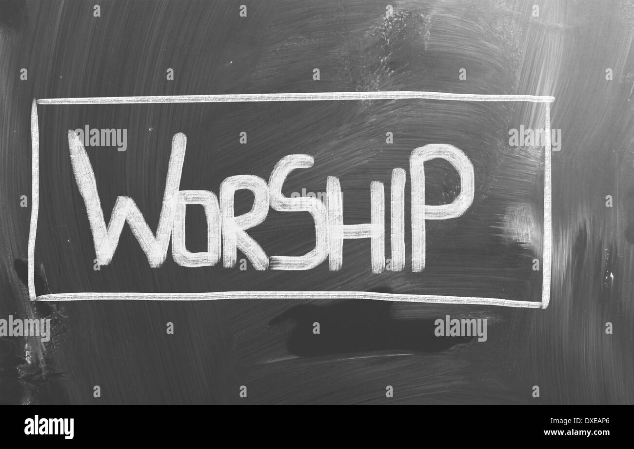 Concept de culte Banque D'Images