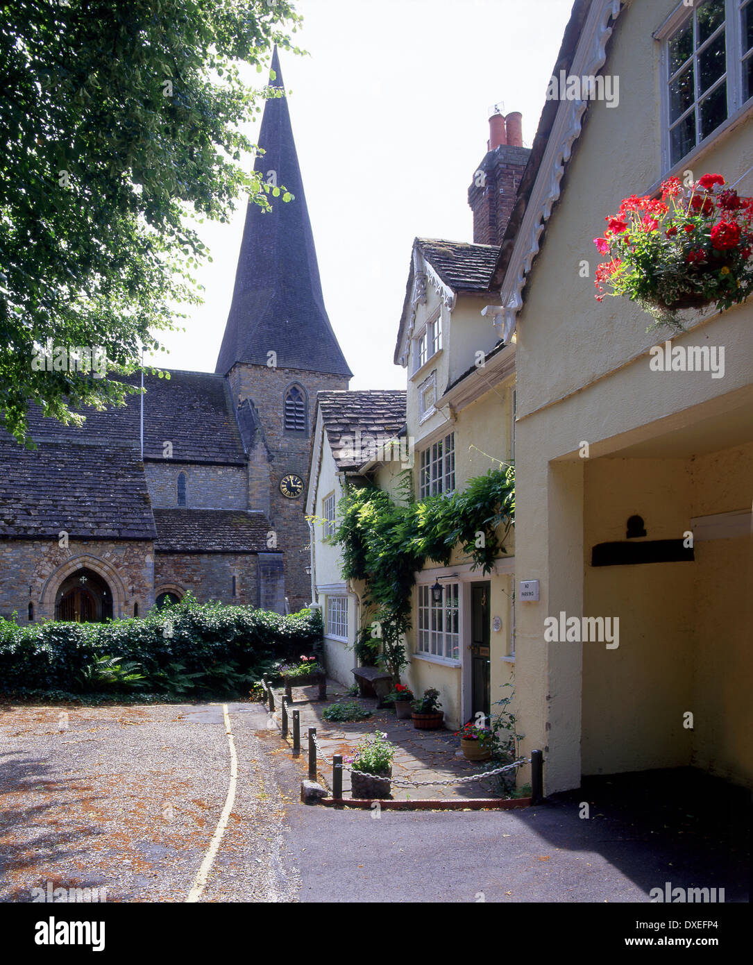 St Marys parish church Horsham West Sussex Banque D'Images