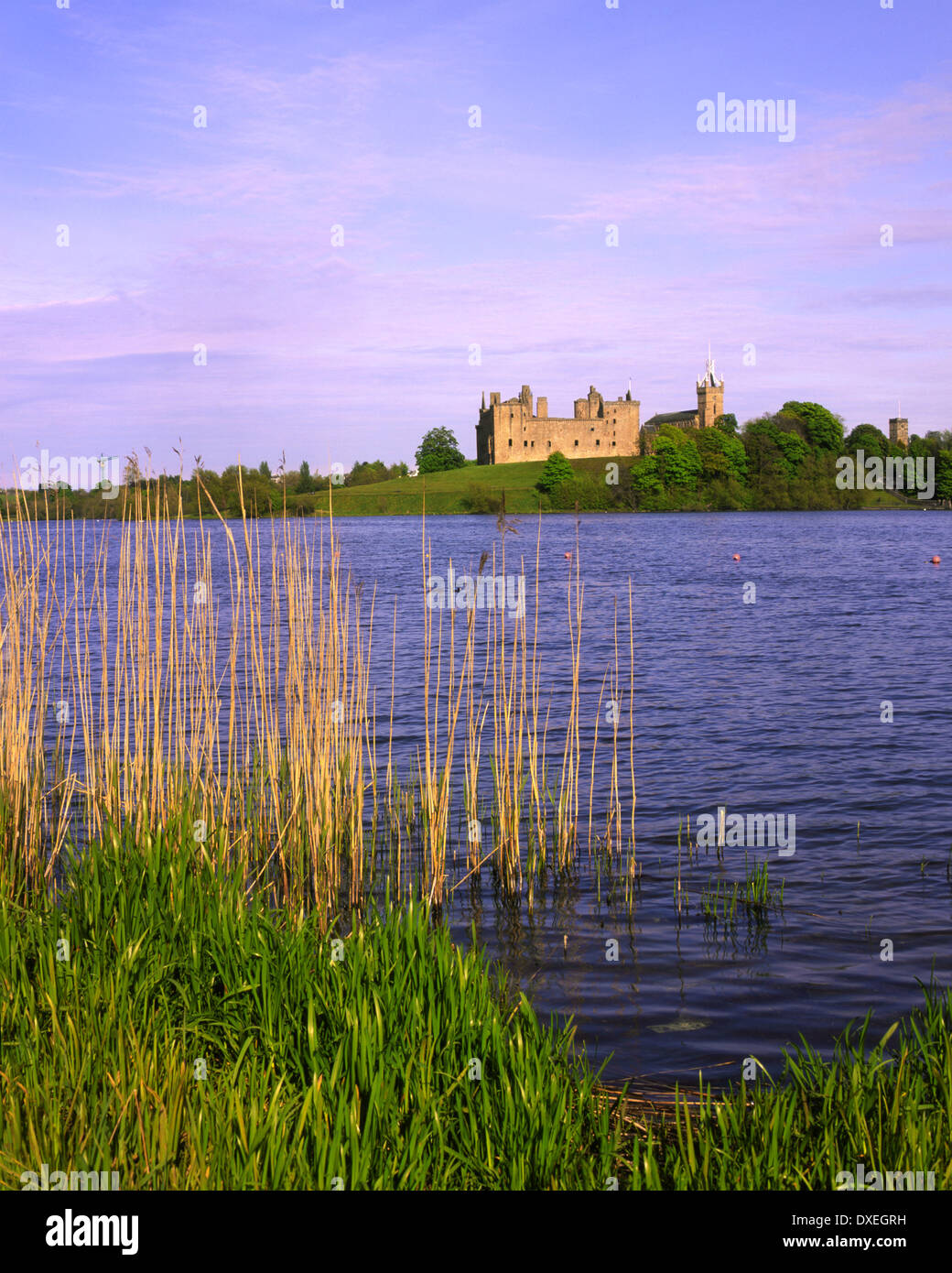 Le Palais de Linlithgow Linlithgow Loch de West Lothian en Écosse Banque D'Images