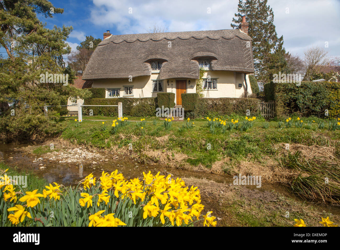 Joli village de Arkesden, Essex en Angleterre Banque D'Images