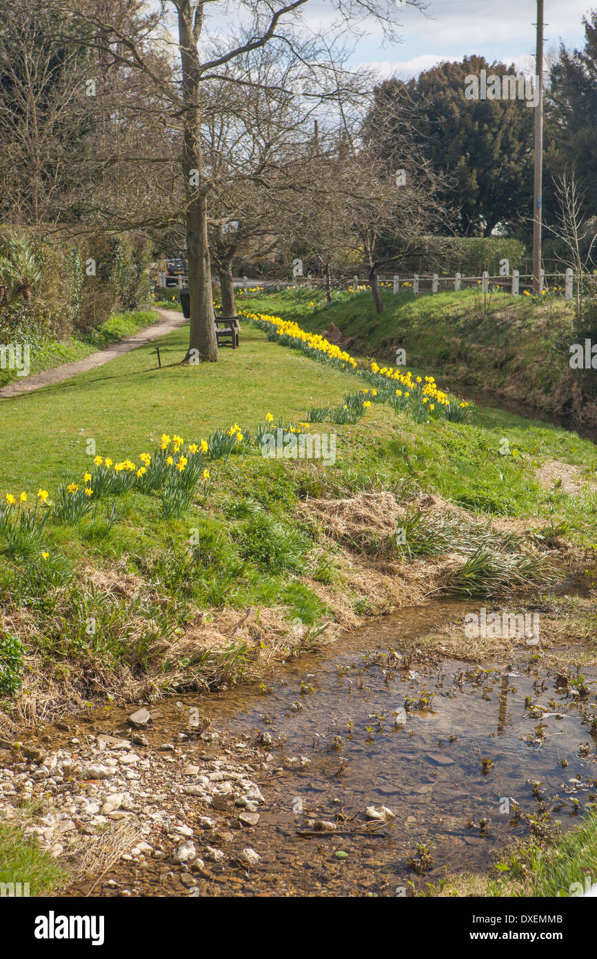 Joli village de Arkesden, Essex en Angleterre Banque D'Images