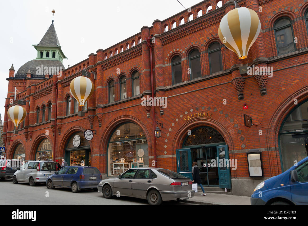 Stockholm, Suède - Saluhall Östermalmshallen/ halle, Östermalm Banque D'Images