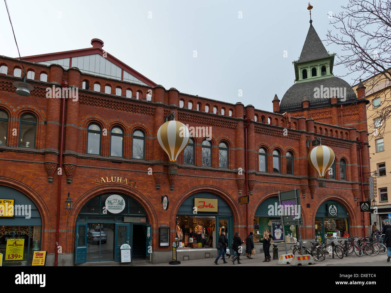 Stockholm, Suède - Saluhall Östermalmshallen/ halle, Östermalm Banque D'Images