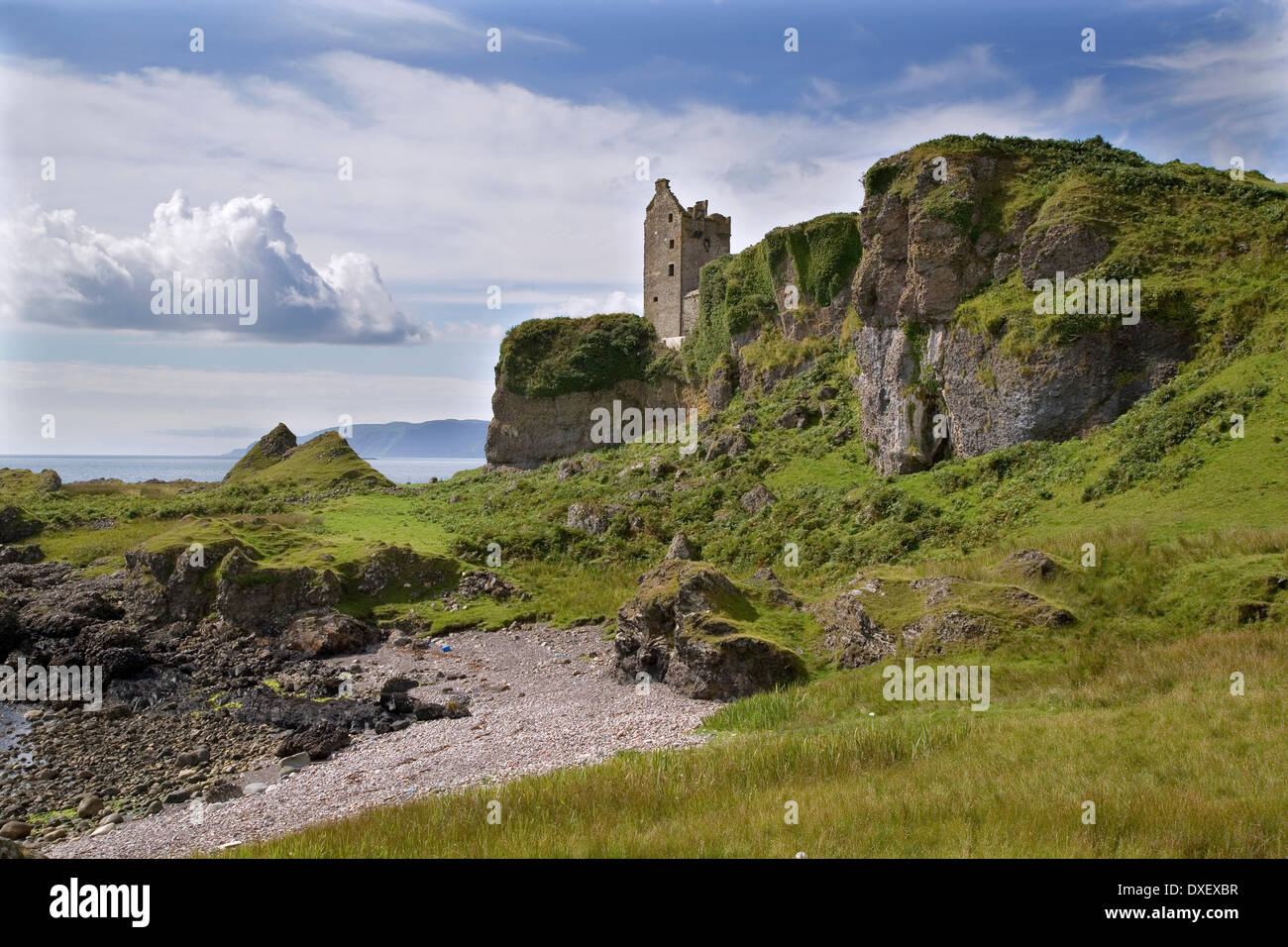 Château de Gylen, à l'île de Kerrera.argyll Banque D'Images