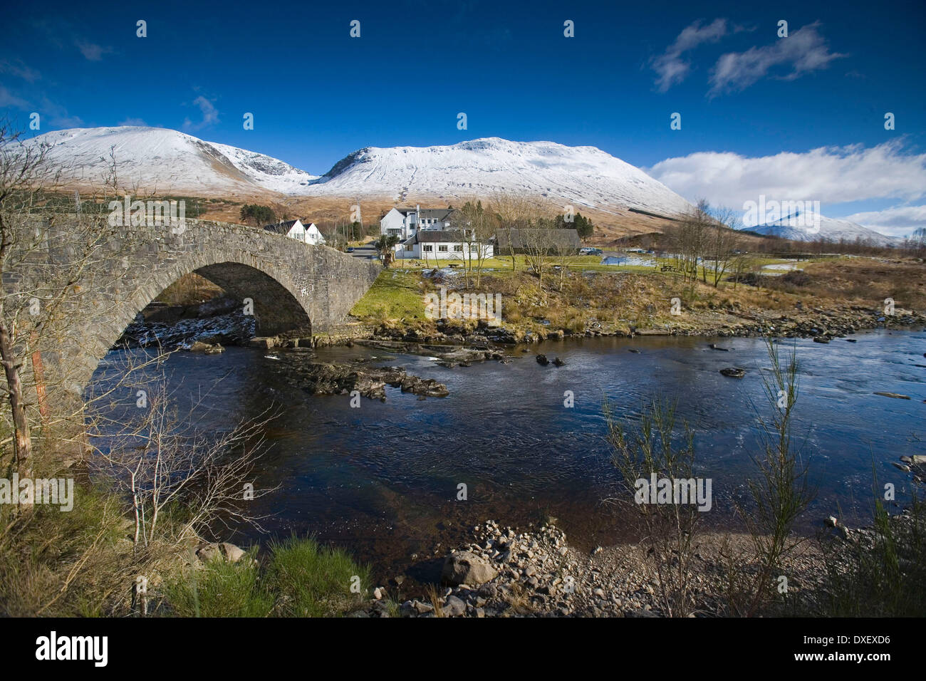 Pont de Orchy, West Highlands. Banque D'Images