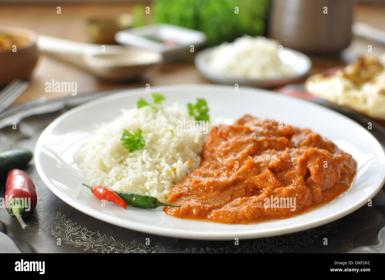 Poulet au curry madras Banque de photographies et d’images à haute résolution Alamy