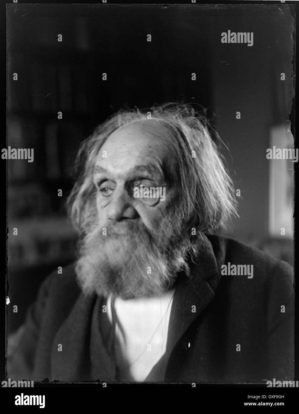 Cette photographie vintage capture l’auteur et théologien américain Edward Everett Hale, connu pour ses contributions littéraires et sociales au XIXe siècle. L’image reflète le rôle de Hale dans l’histoire intellectuelle américaine. Banque D'Images