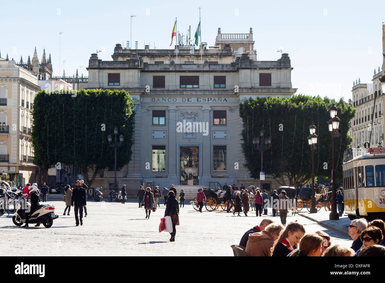 Centre-ville de Séville, en Andalousie, espagne. Banque D'Images