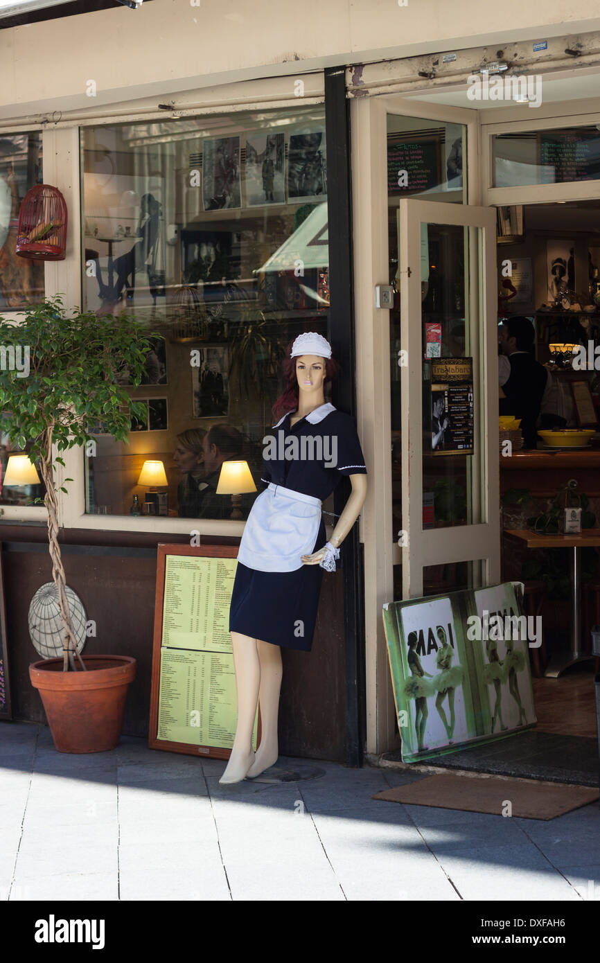 L'extérieur du restaurant espagnol à Séville, Andalousie, espagne. Banque D'Images