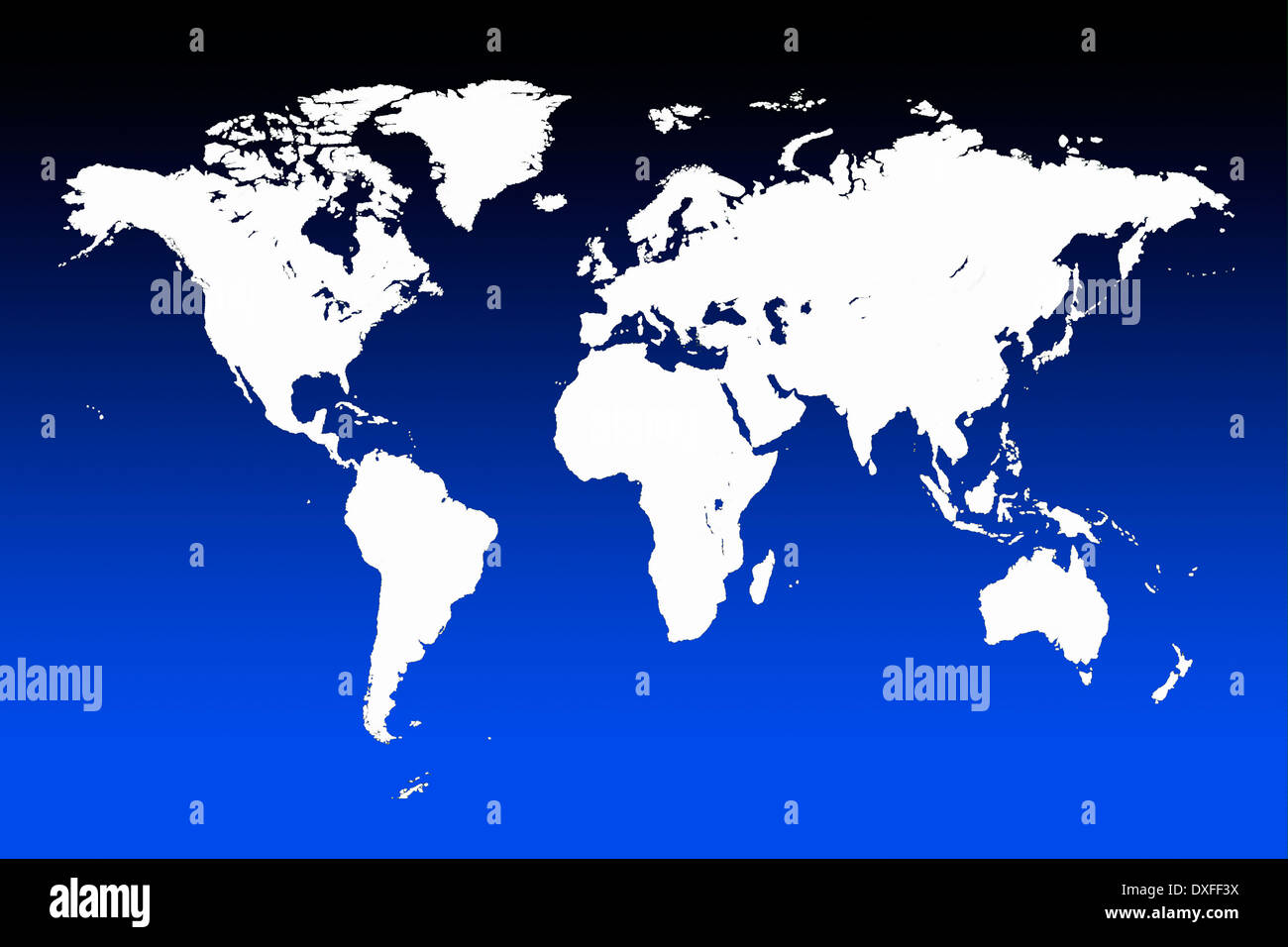Carte Du Monde Centree Sur L Europe Photo Stock Alamy