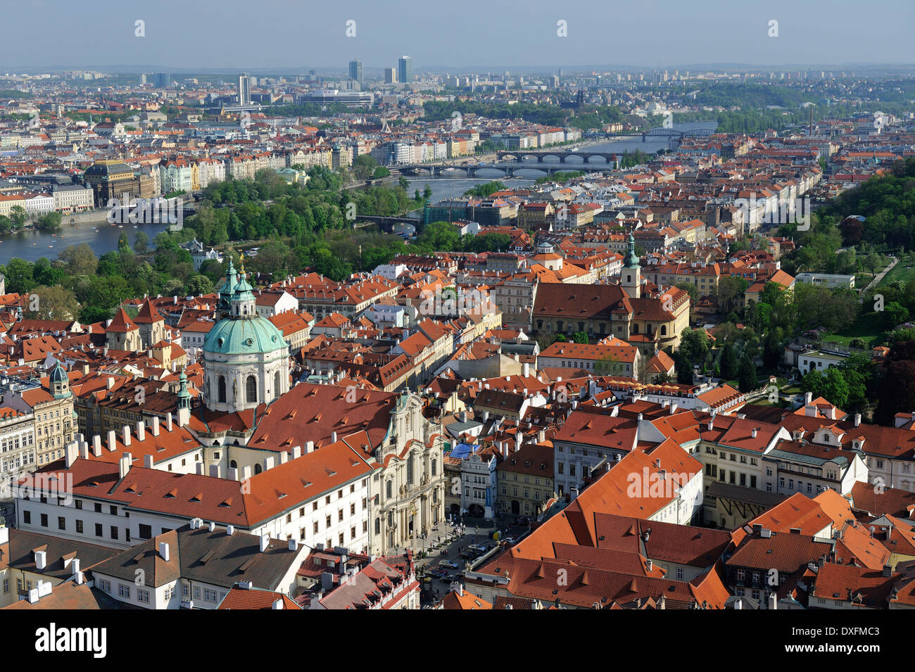 Centre-ville historique, Prague, la Bohême, République Tchèque Banque D'Images