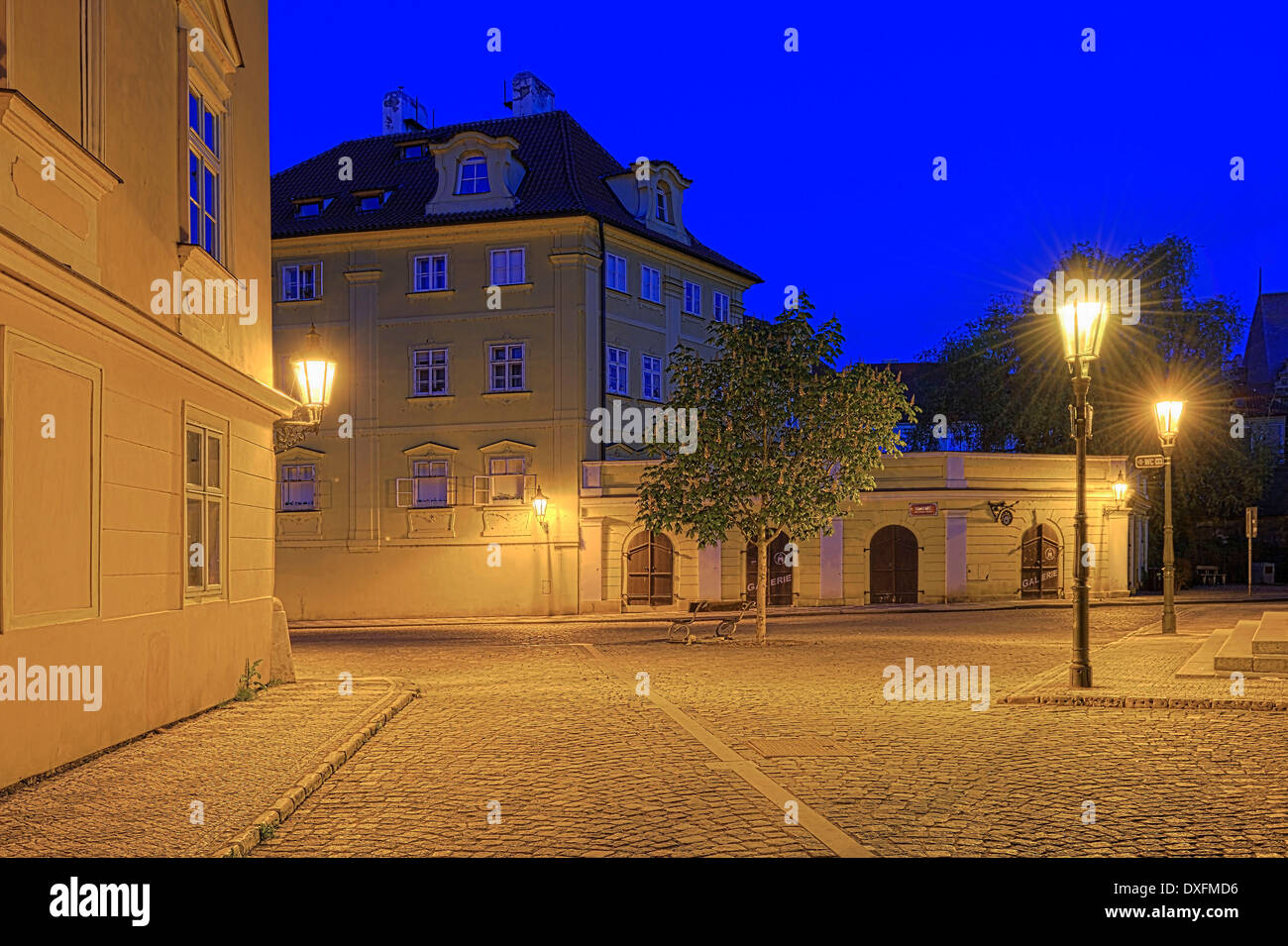 Mala Strana, Prague, la Bohême, République Tchèque Banque D'Images