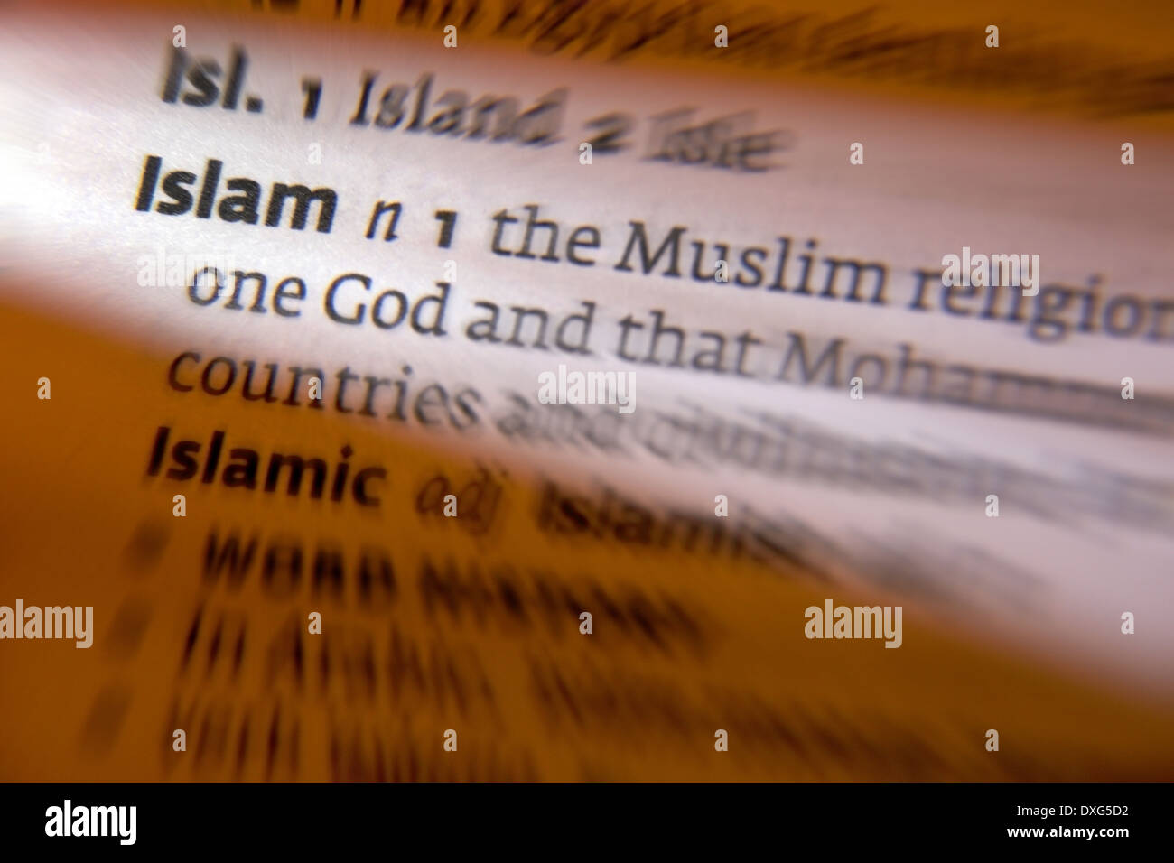 L'islam - la religion des musulmans Banque D'Images