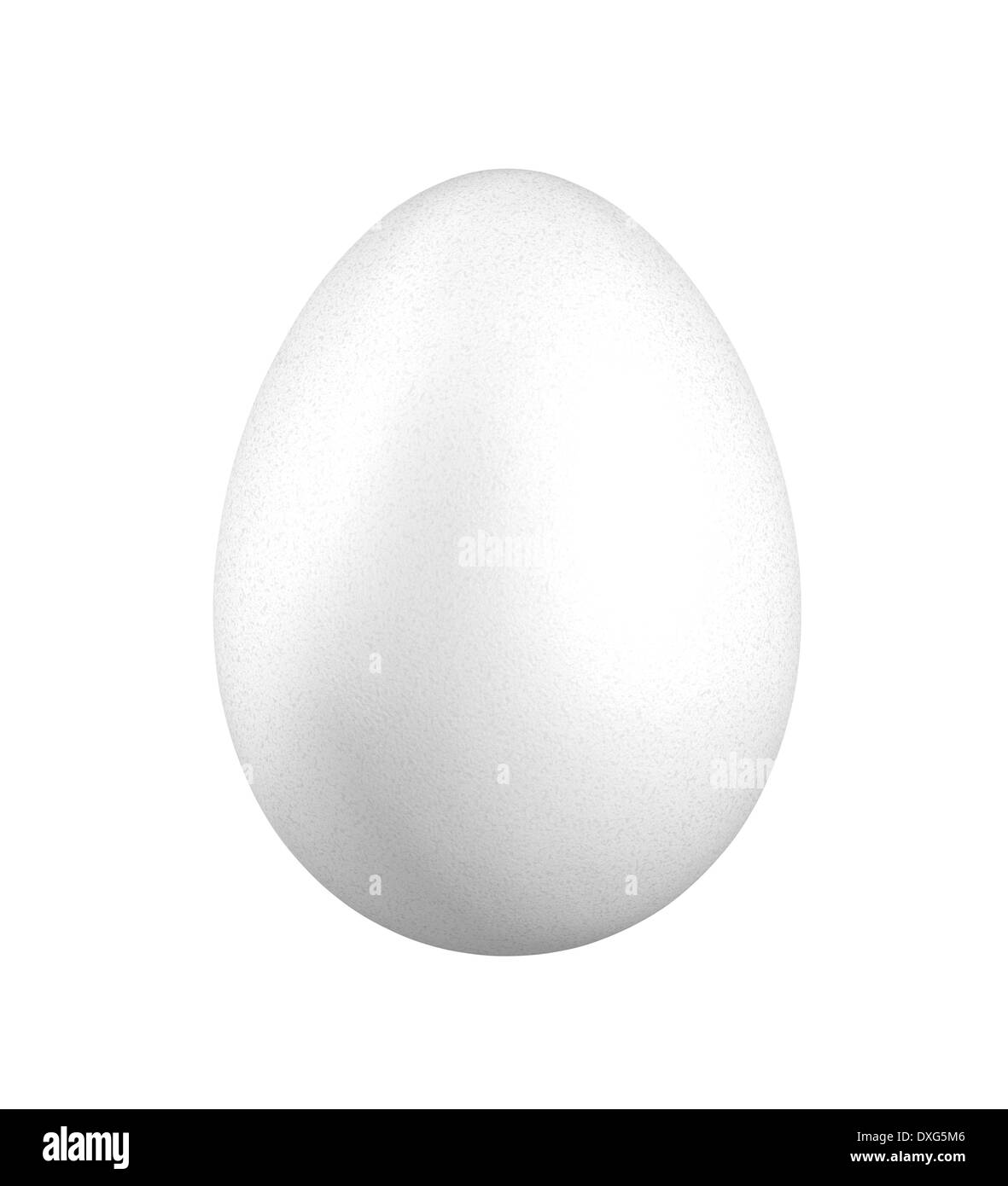 Oeuf de poule blanche - isolé avec clipping path Banque D'Images Oeuf de poule blanche - isolé avec clipping path Banque D'Images
