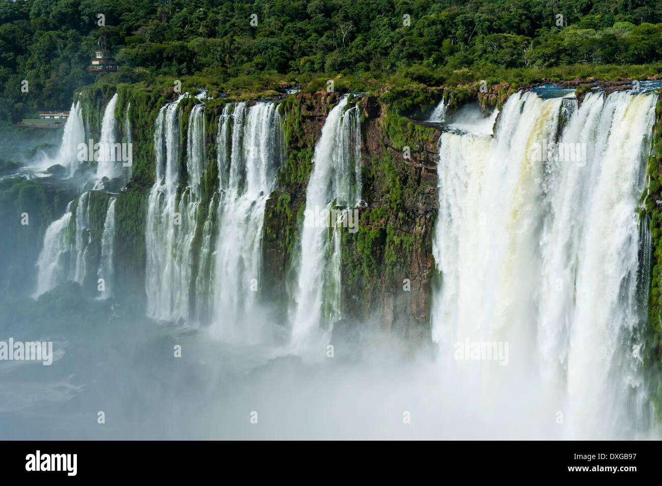 Chutes d'Iguazú, Parc National Iguazú, UNESCO World Heritage Site, Argentine Banque D'Images