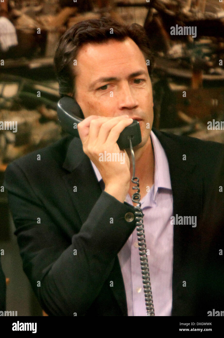 Andrew Shue des stars s'unissent pour ABC's "journée du don" du Téléthon, afin de recueillir des fonds pour les victimes de l'Ouragan Sandy avec : Andrew Shue Où : New York City, United States Quand : 05 Nov 2012 Banque D'Images