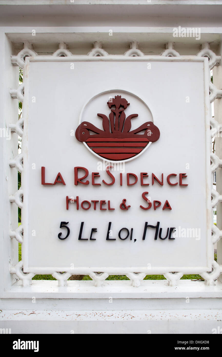 La Residence Hotel and Spa HUe Vietnam Banque D'Images