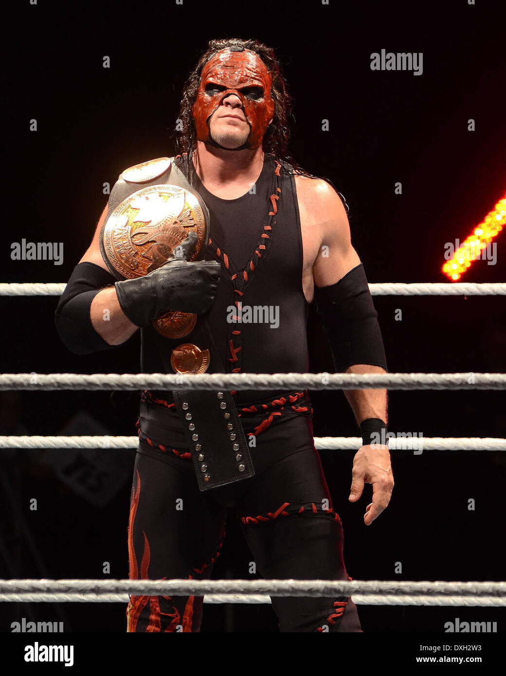 Glenn Thomas Jacobs alias Kane Le WWE World Tour 2012, tenu à l'O2