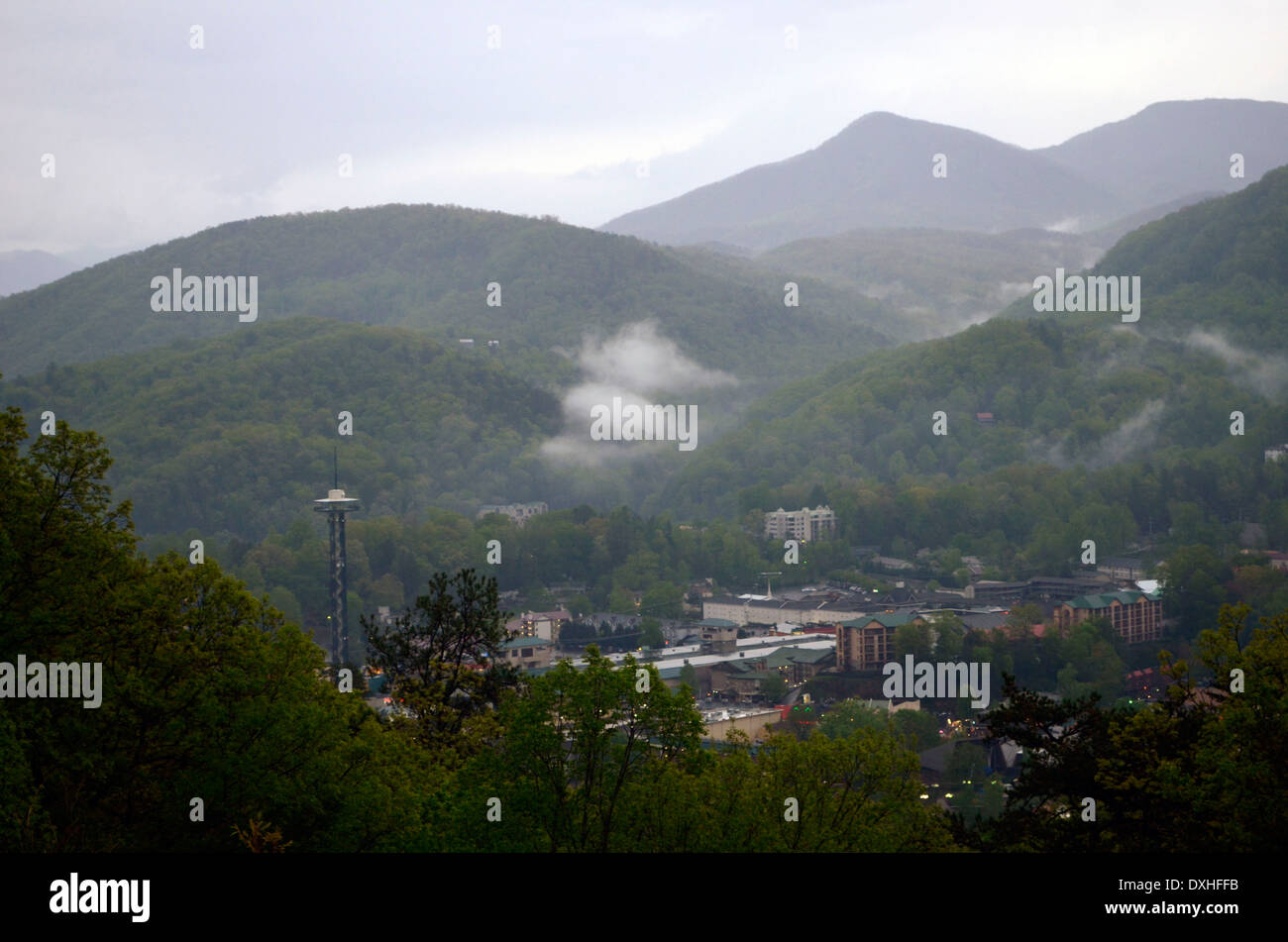 Négliger de Gatlinburg Tennessee Banque D'Images