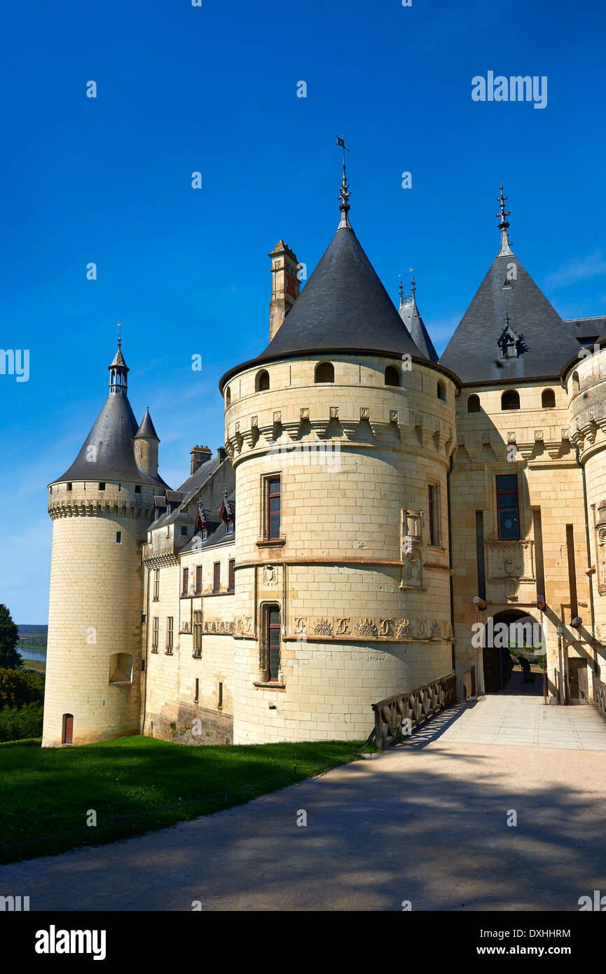 Château du 15ème siècle Château de Chaumont, acquis par Catherine de Médicis en 1560. Chaumont-sur-Loire, Loir-et-Cher, France Banque D'Images