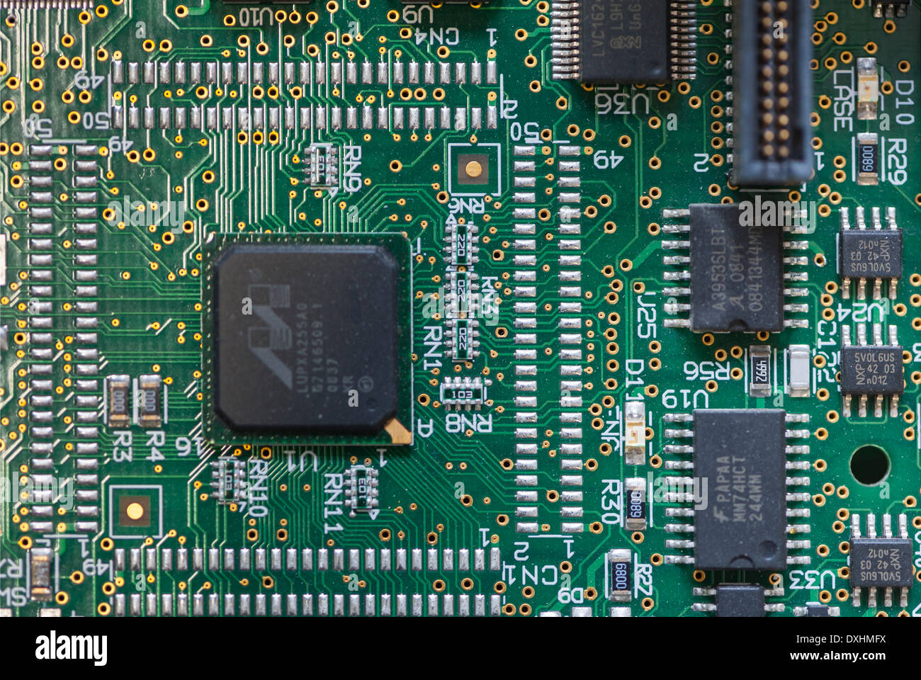 Carte circuit microprocesseur Photo Stock - Alamy
