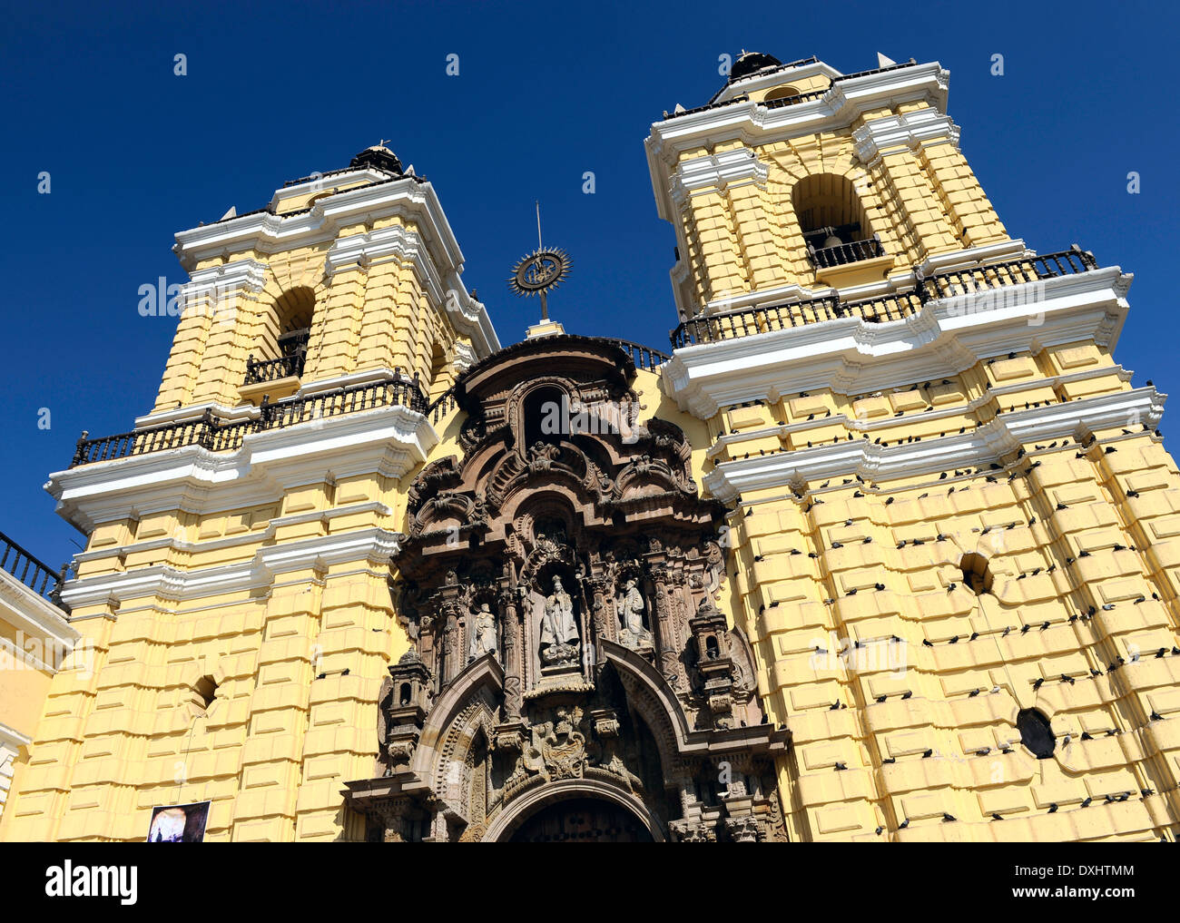 Monastère de San Francisco, centre de Lima, Pérou Banque D'Images