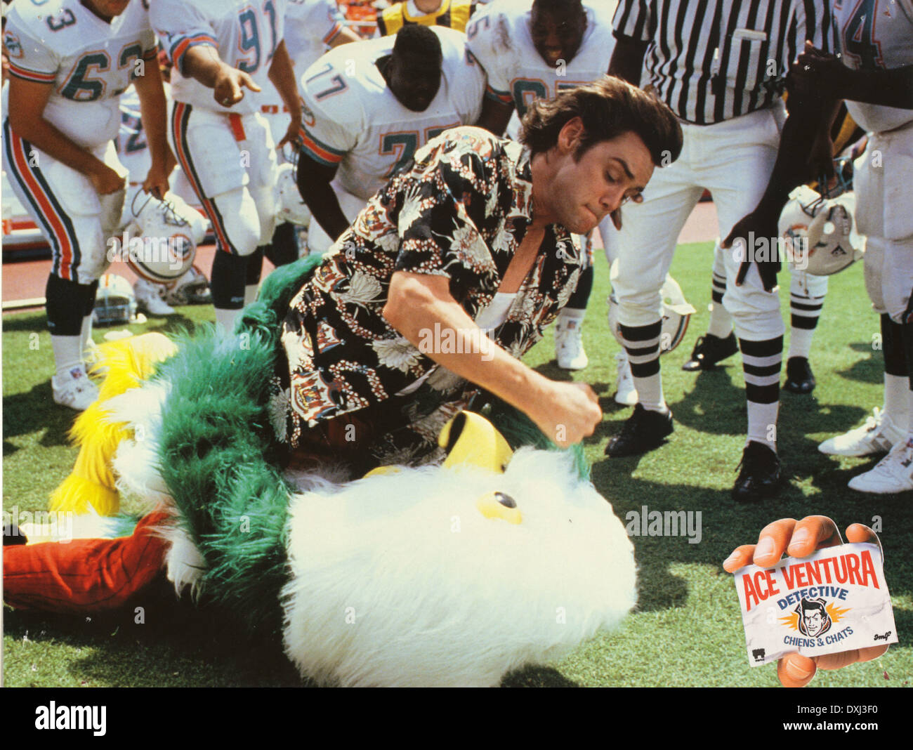 ACE VENTURA : PET DETECTIVE (1994) JIM CARREY PHOTO DE T Banque D'Images
