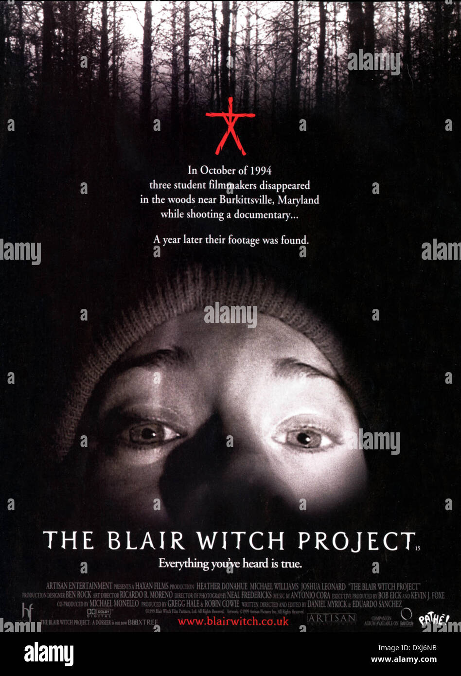 Le projet Blair Witch Banque D'Images