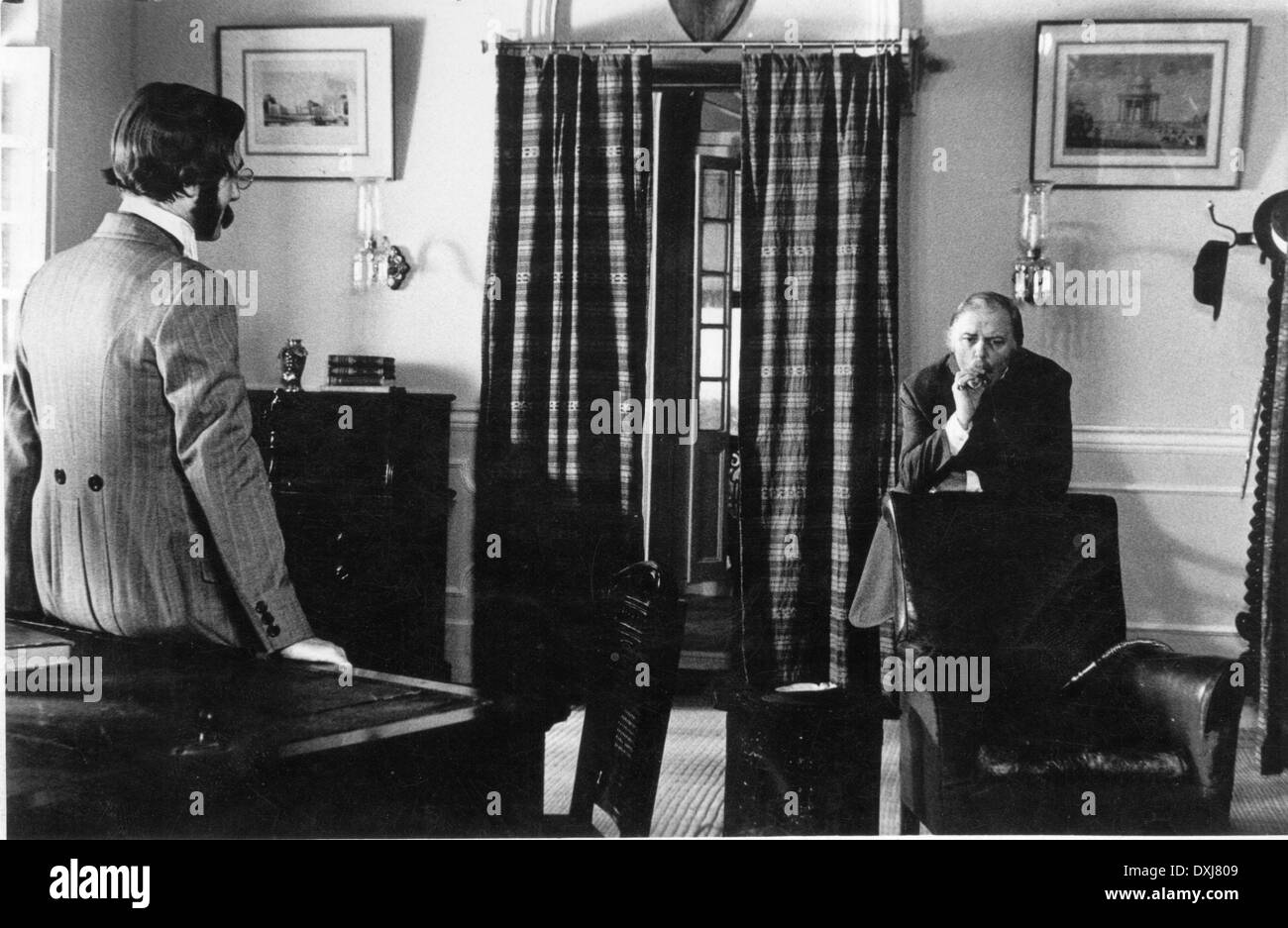 Les joueurs d'échecs Banque D'Images