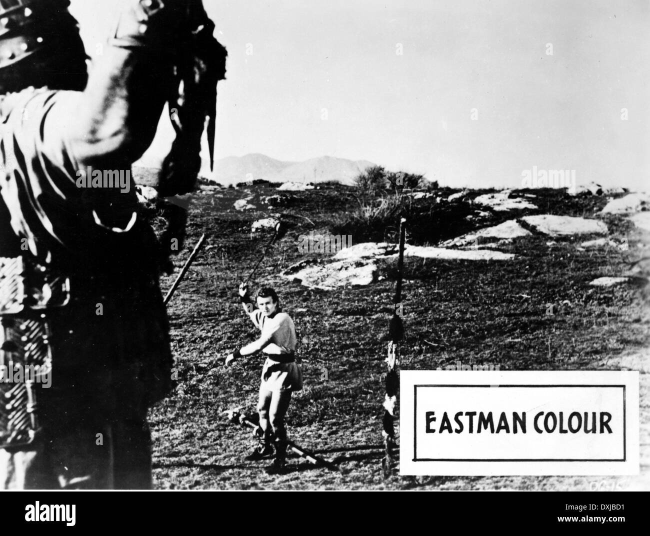 DAVID ET GOLIATH Banque D'Images