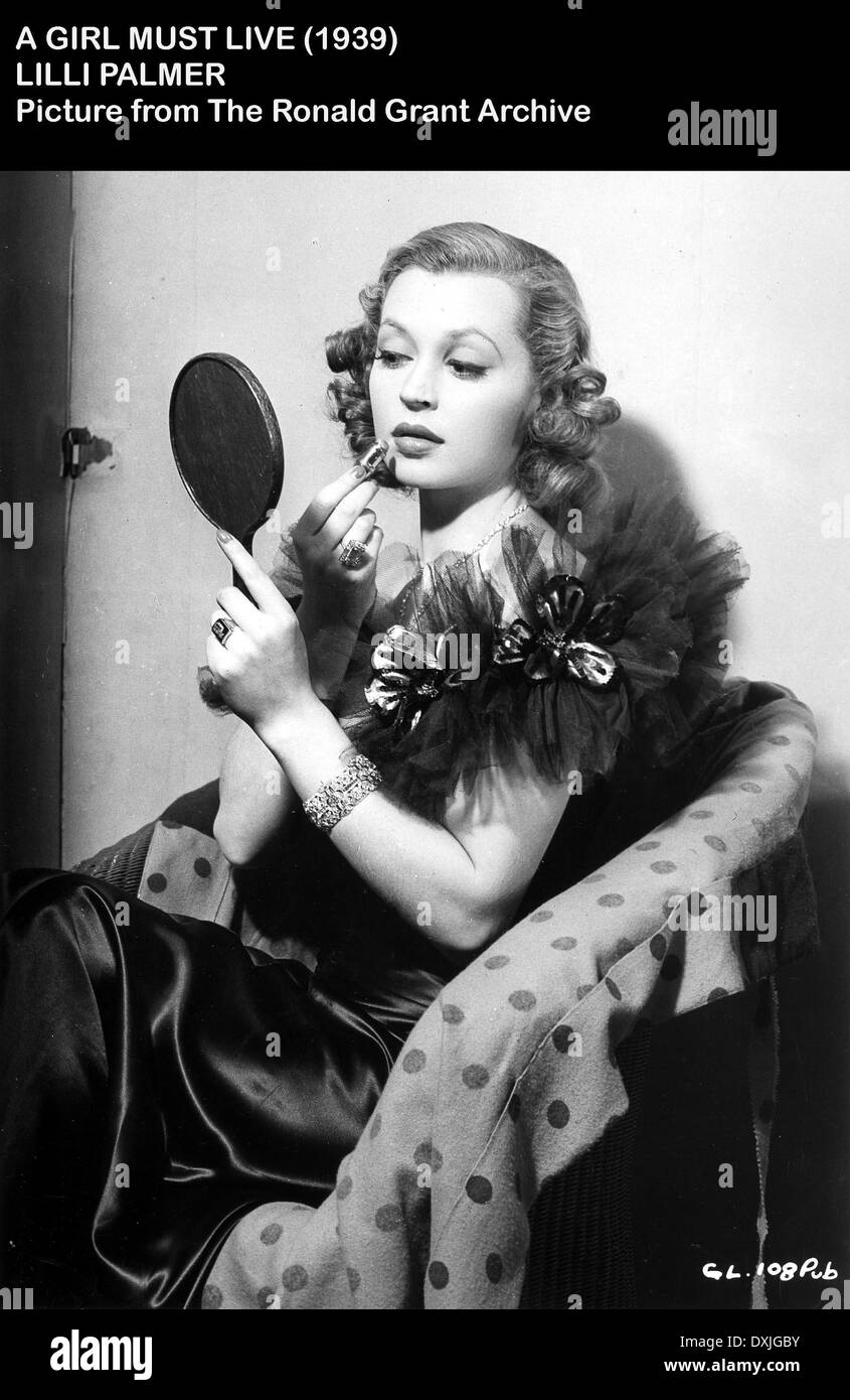 Une fille doit vivre Banque D'Images