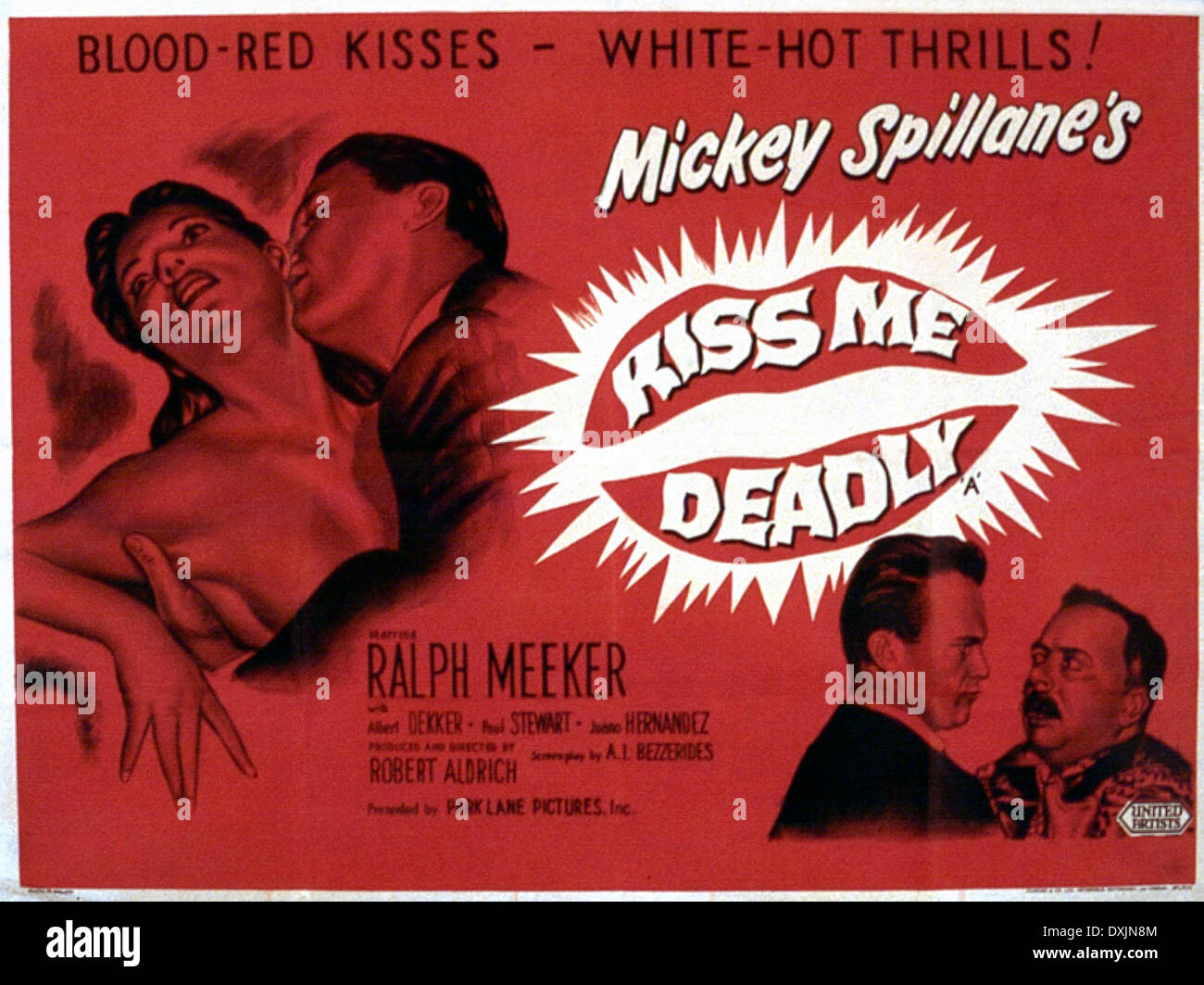 KISS ME DEADLY Banque D'Images