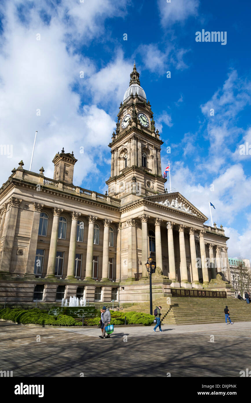 Hôtel de Ville de Bolton. Le Lancashire. Banque D'Images