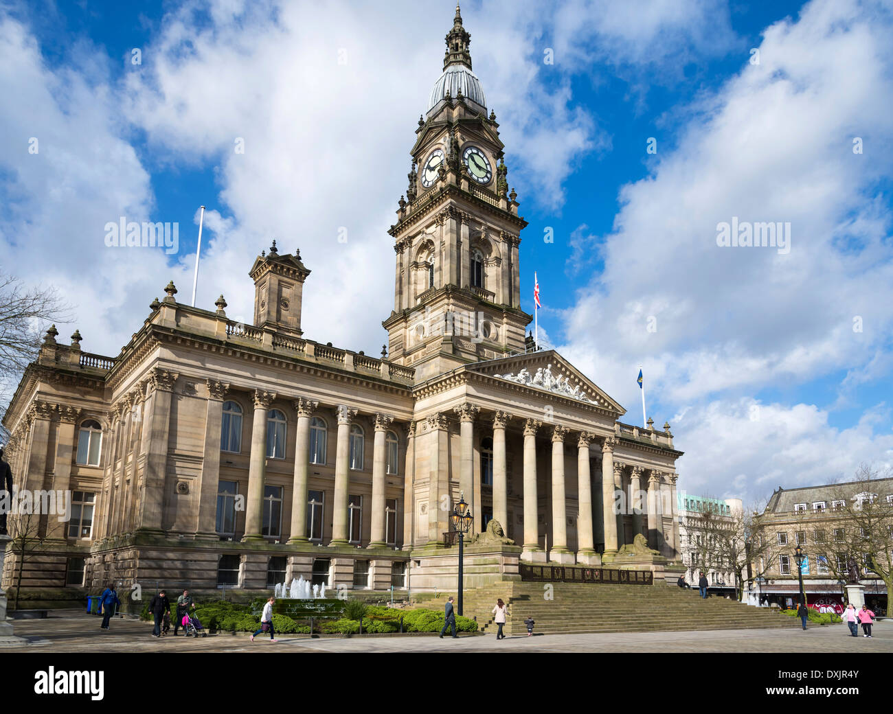 Hôtel de Ville de Bolton. Le Lancashire. Banque D'Images