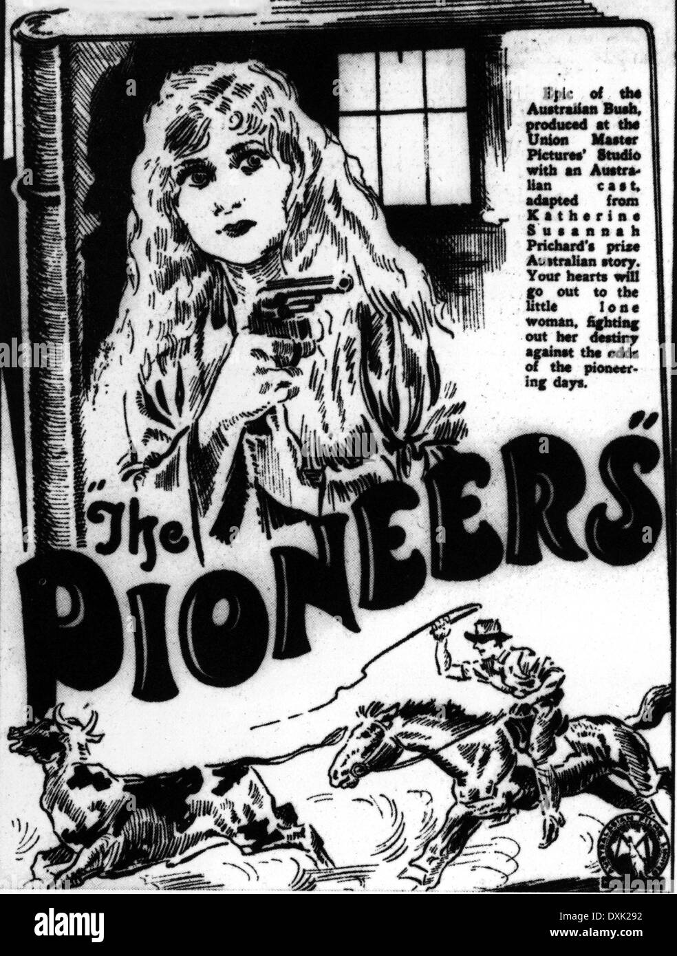 Les pionniers (1916) Banque D'Images