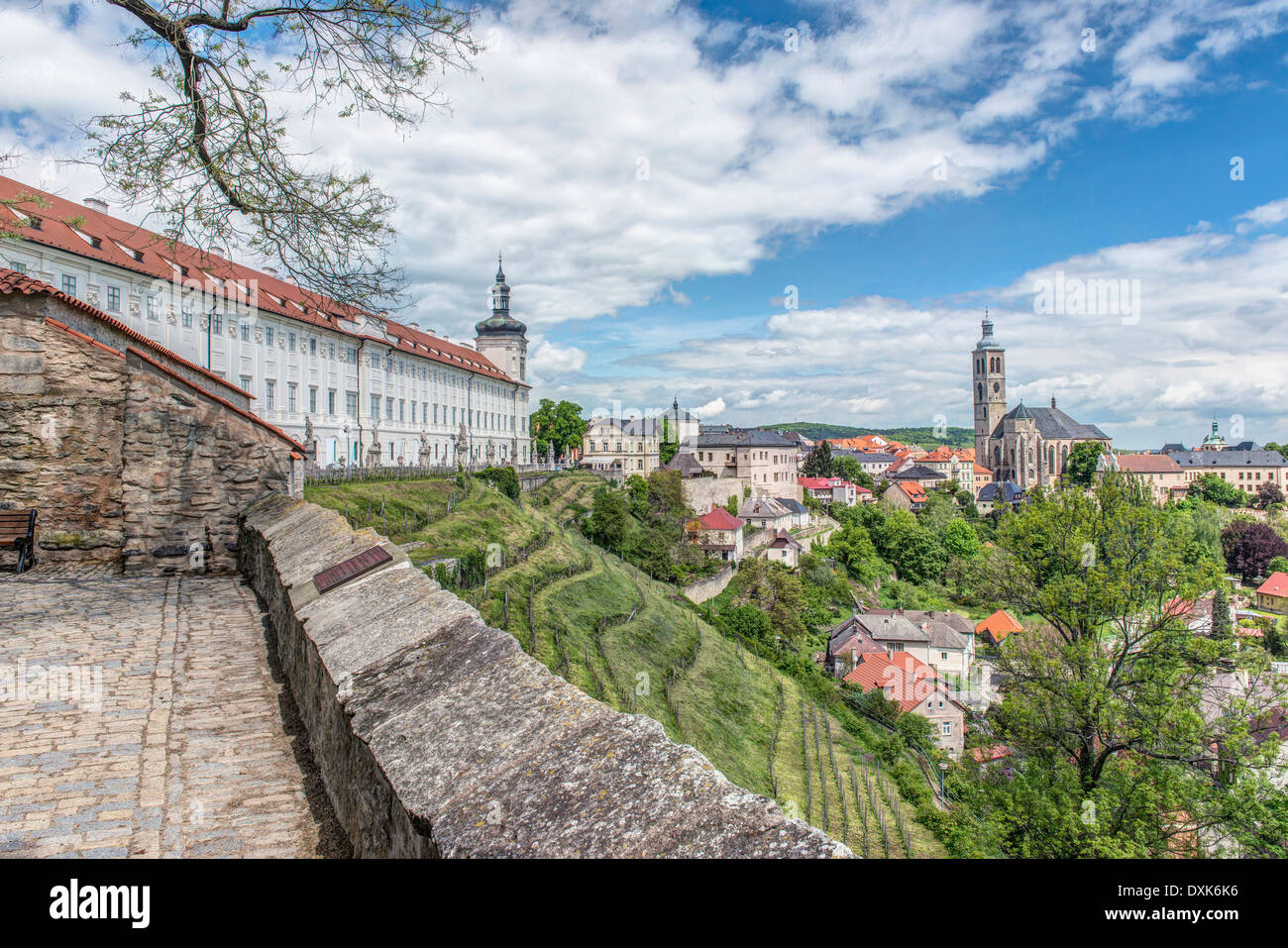 Vue de Kutna Hora, Central Bohemia, République Tchèque Banque D'Images