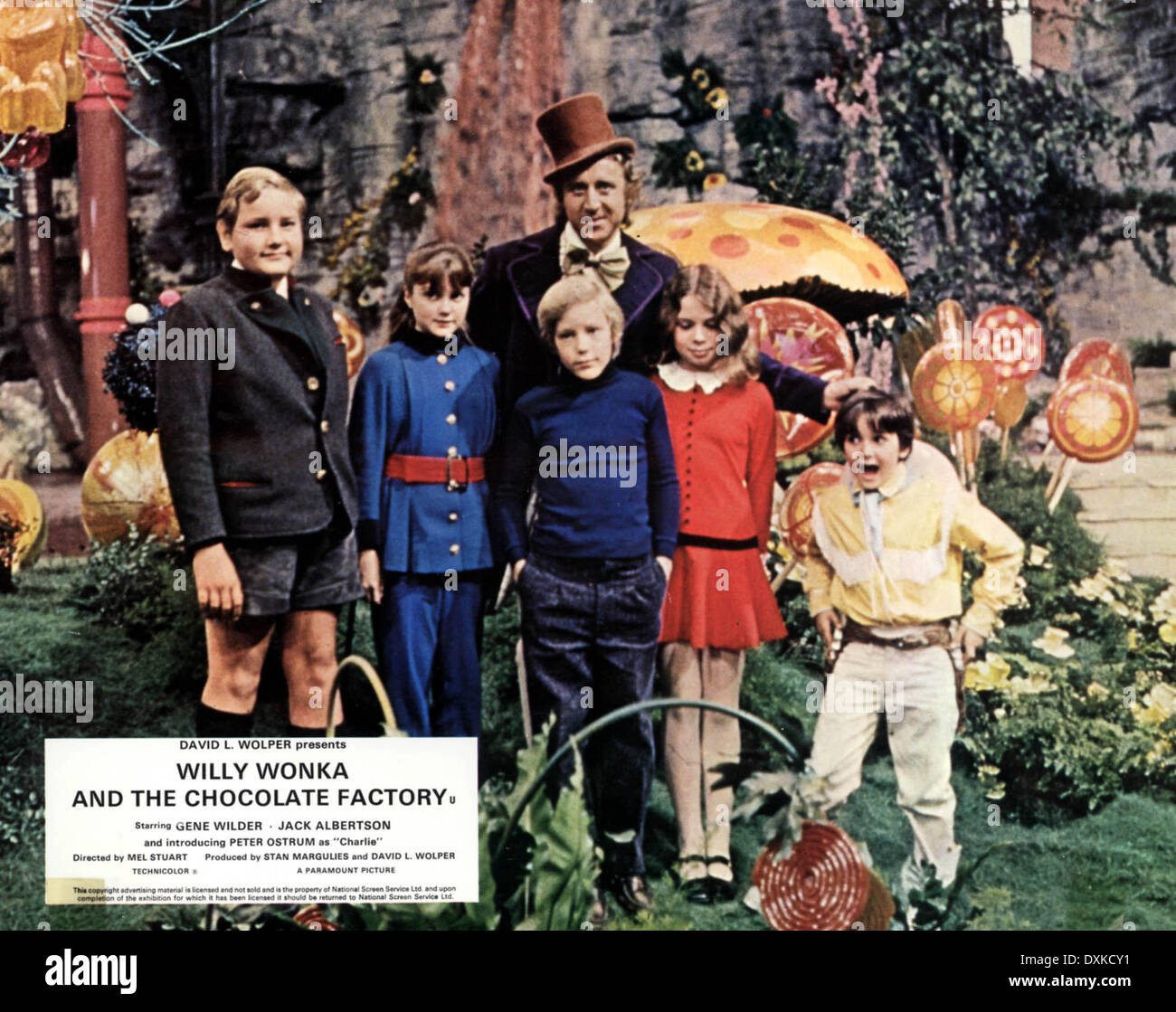 WILLY WONKA ET LA CHOCOLATERIE Banque D'Images