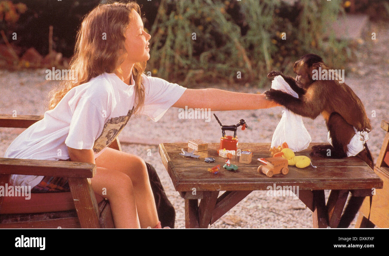 MONKEY TROUBLE (US/JAP 1994) NEW LINE CINEMA THORA BIRCH Banque D'Images