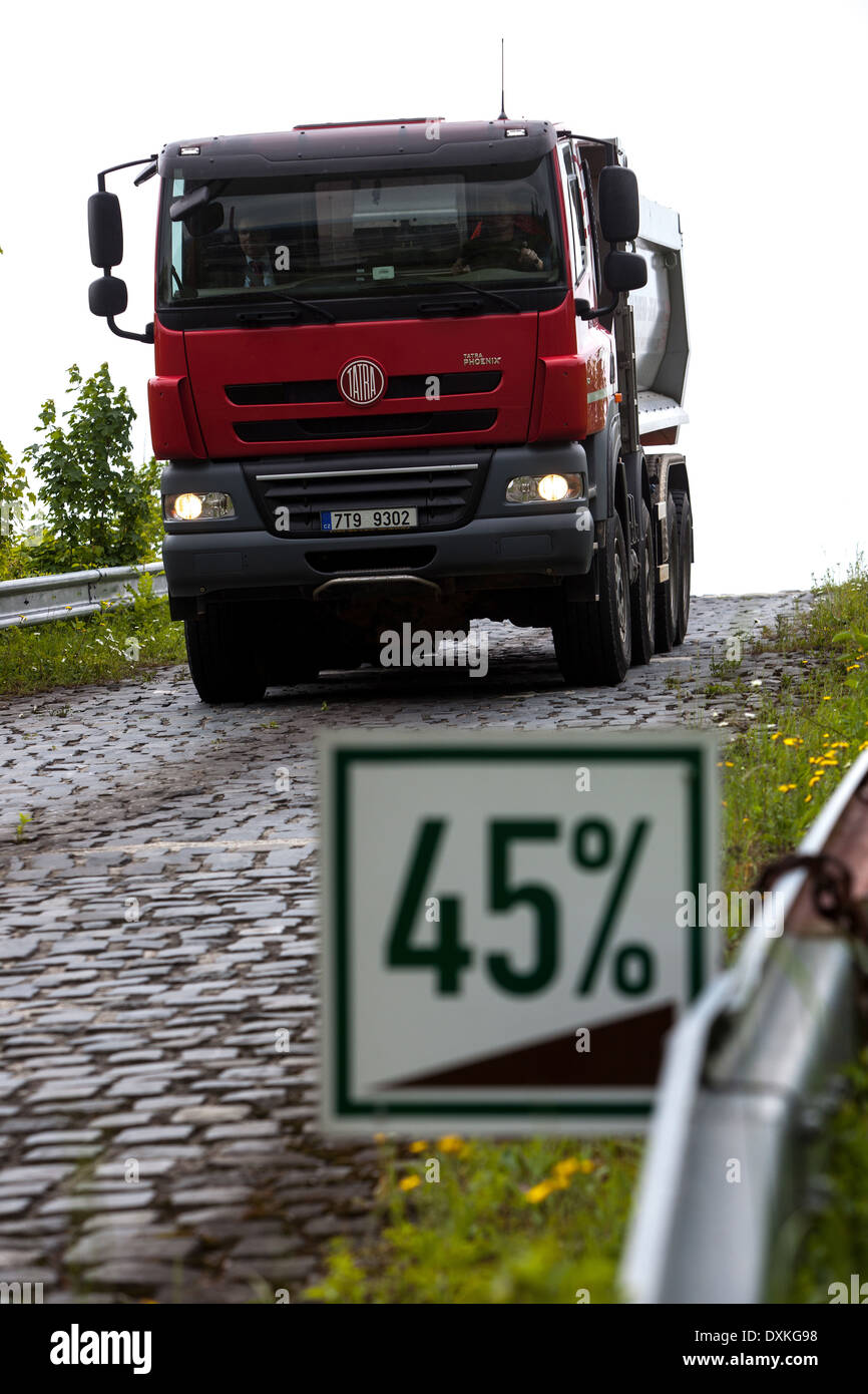 Les camions de production, Tatra Koprivnice, République Tchèque Banque D'Images