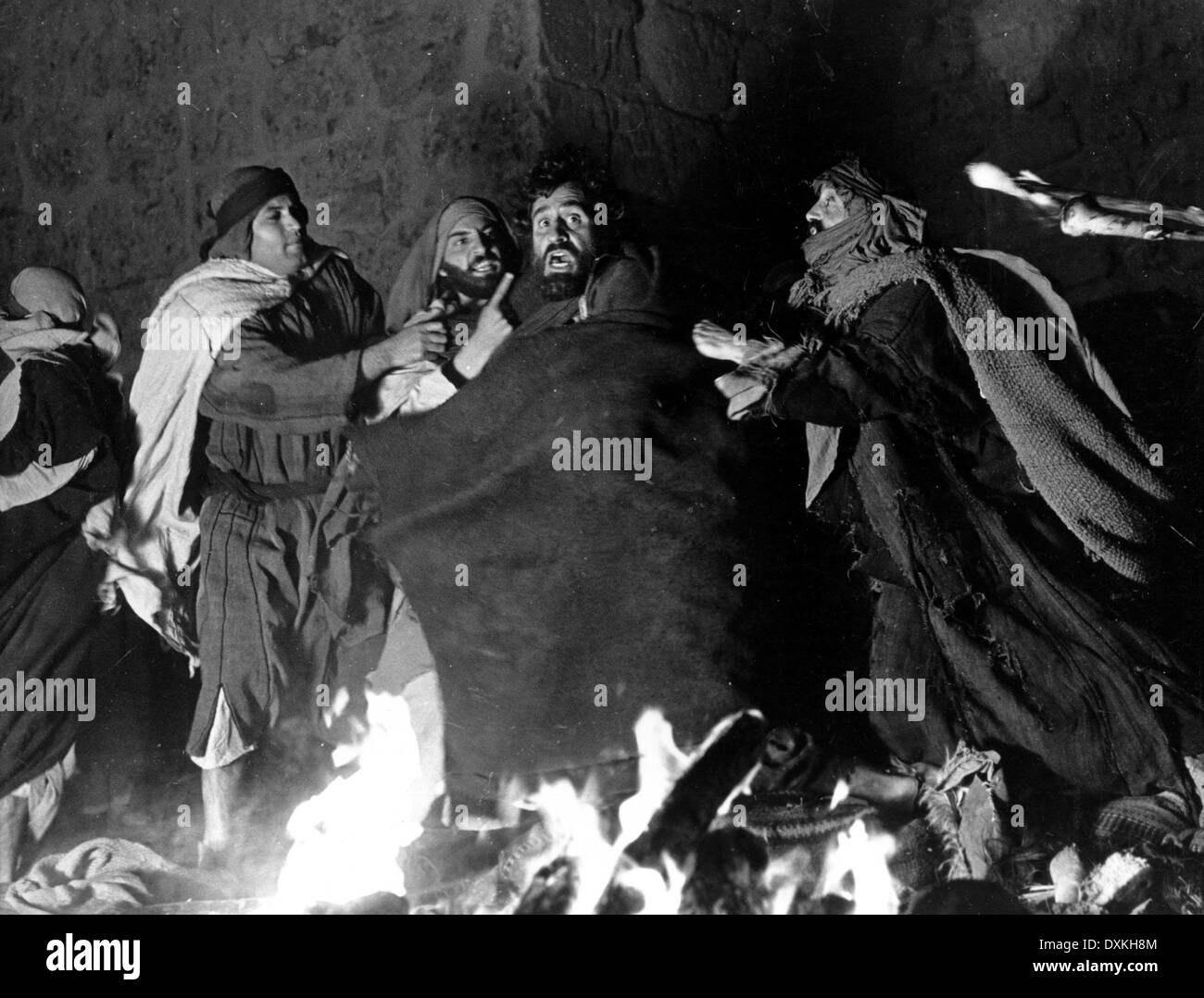 Jésus de Nazareth (série TV US 1977) JAMES FARENTINO, centr Banque D'Images