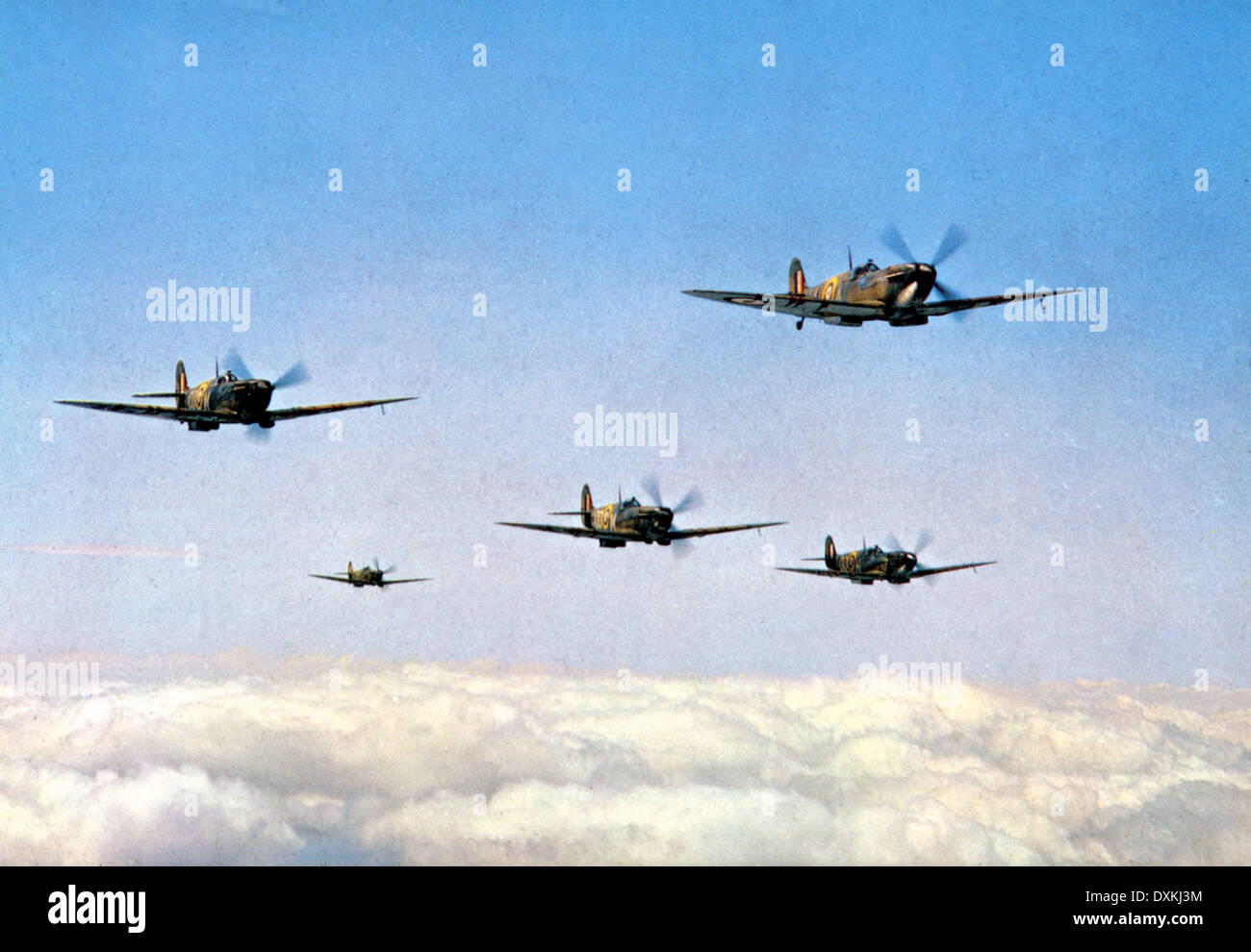 La BATAILLE D'ANGLETERRE Banque D'Images