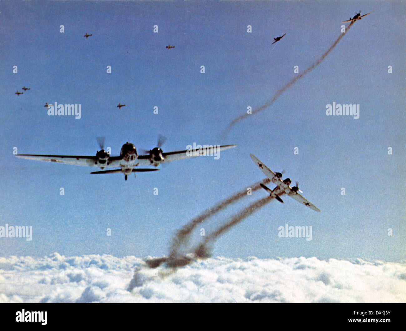 La BATAILLE D'ANGLETERRE Banque D'Images