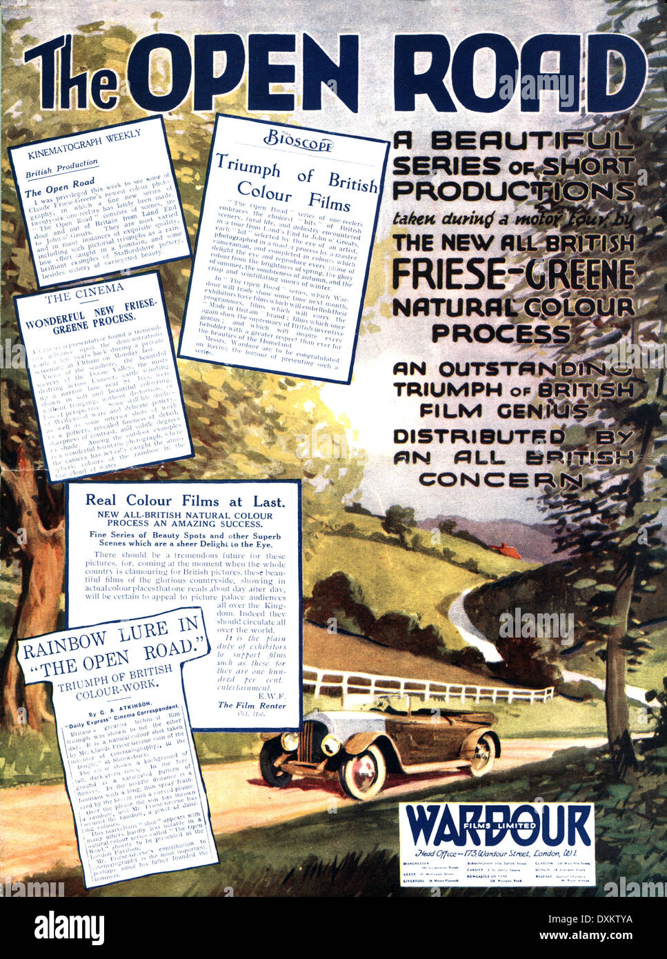 THE OPEN ROAD Banque D'Images