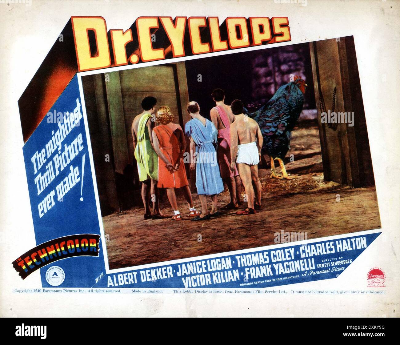 DOCTEUR CYCLOPE Banque D'Images